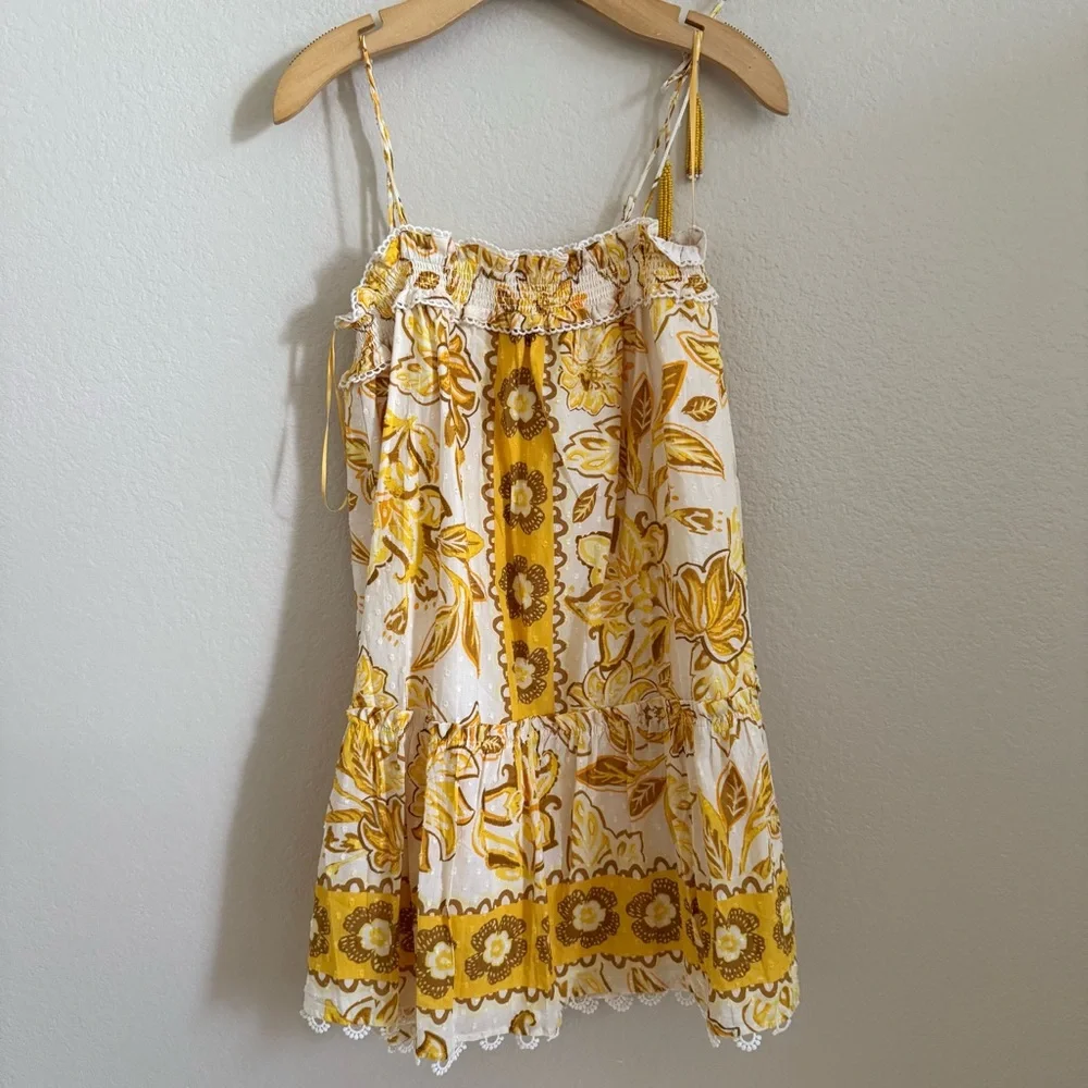 Caroline Constas Floral Mini Dress Size M - Picture 2 of 9